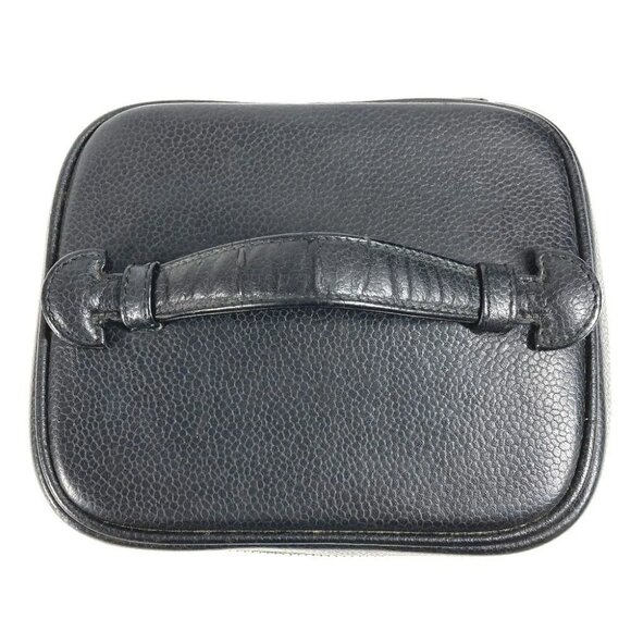 CHANEL A01998 CC CC Mark logo Bag Vanity Bag Vertical Hand Bag - Picture 14 of 16